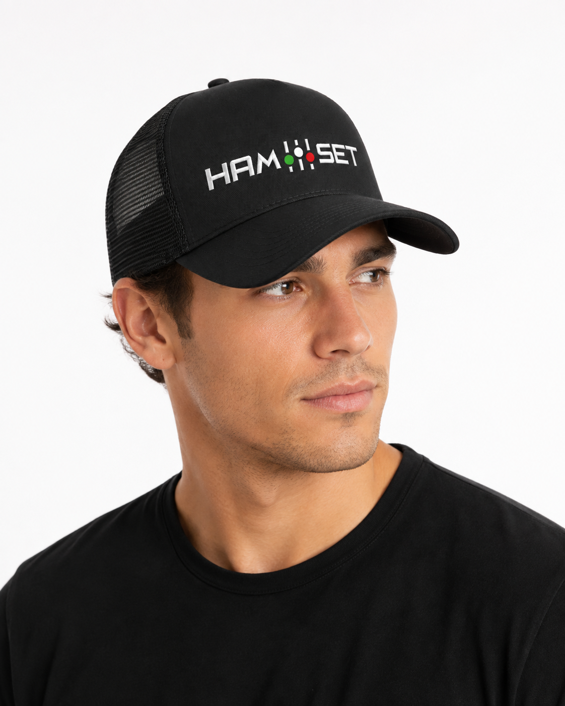HamSet Embroidered Trucker Cap - Image 5