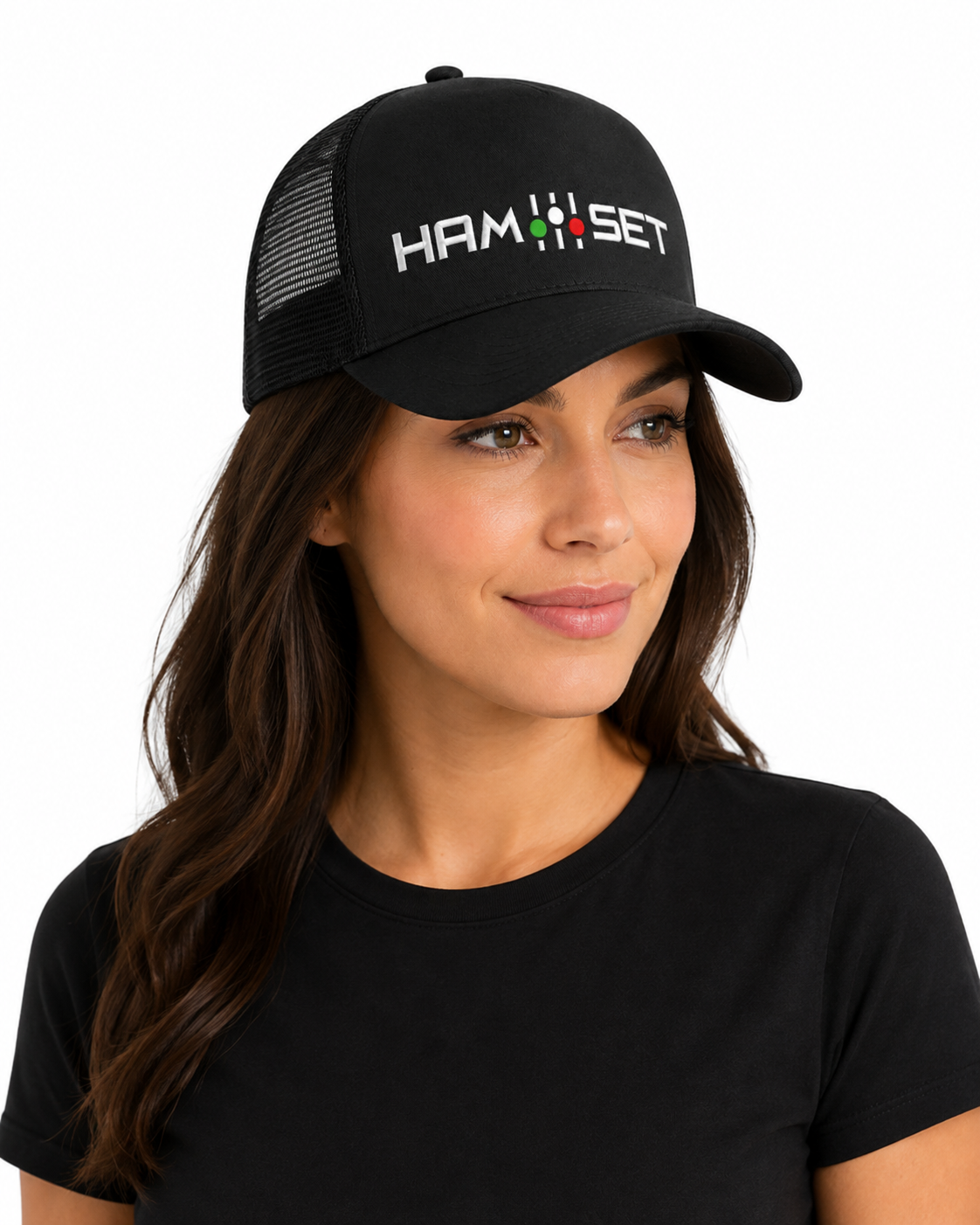 HamSet Embroidered Trucker Cap - Image 6