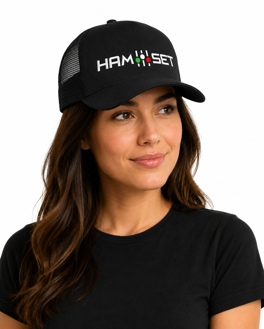 HamSet Embroidered Trucker Cap - Image 7