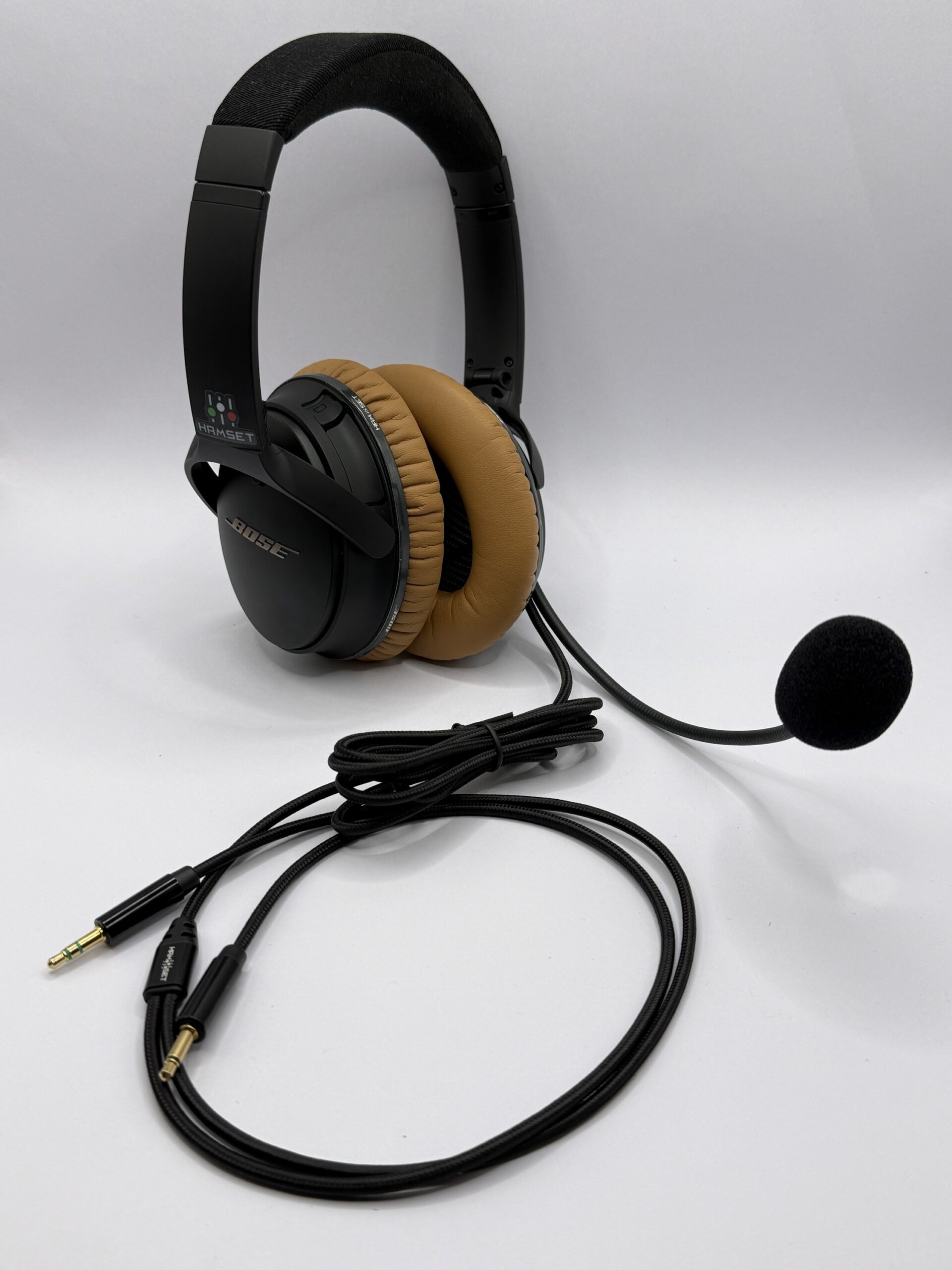 Bose QC-25 Brown LIMITED EDITION unique piece! HeadSet with Boom dynamic DX Mic Refurbished - Image 7