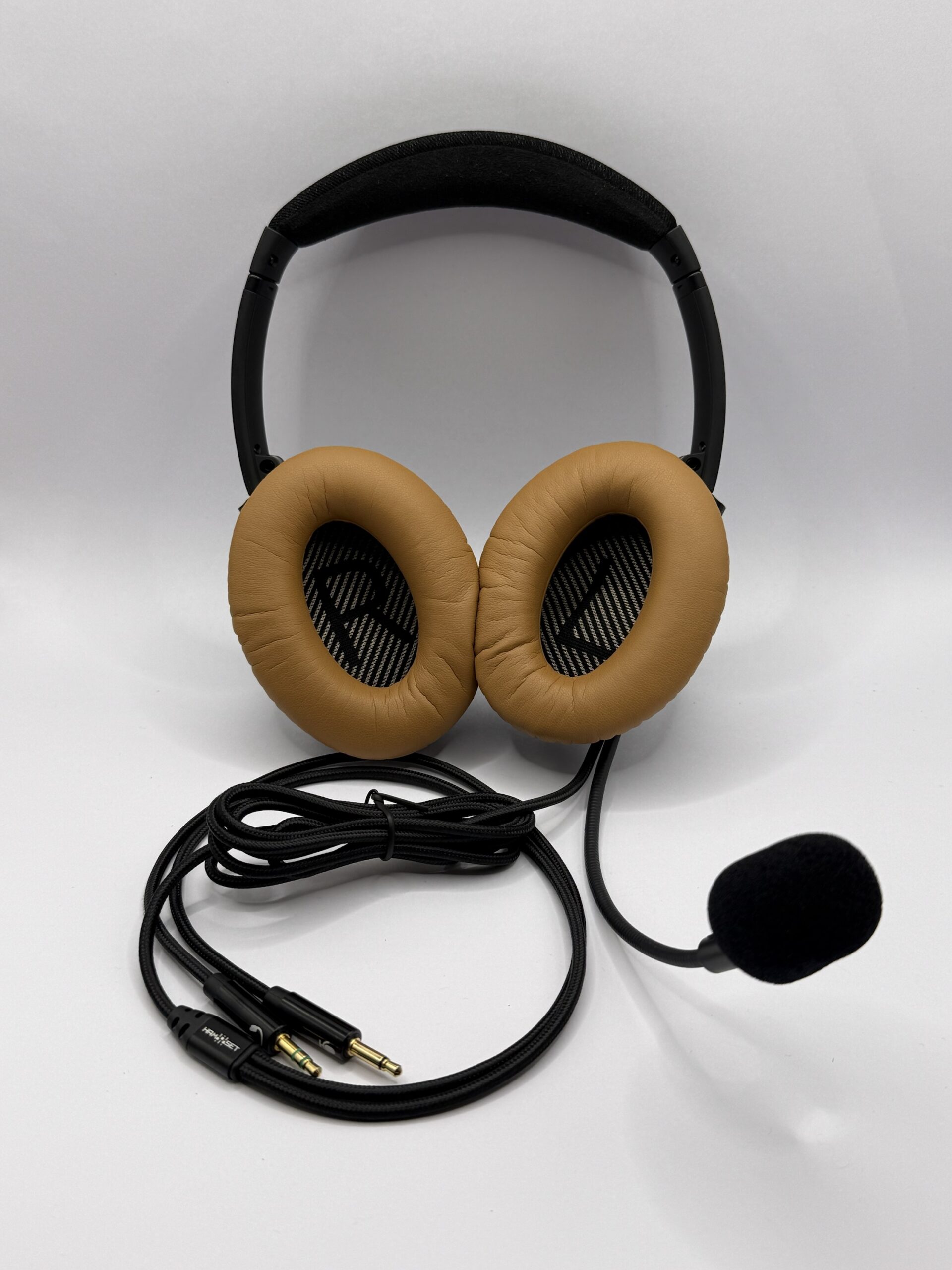 Bose QC-25 Brown LIMITED EDITION unique piece! HeadSet with Boom dynamic DX Mic Refurbished - Image 6