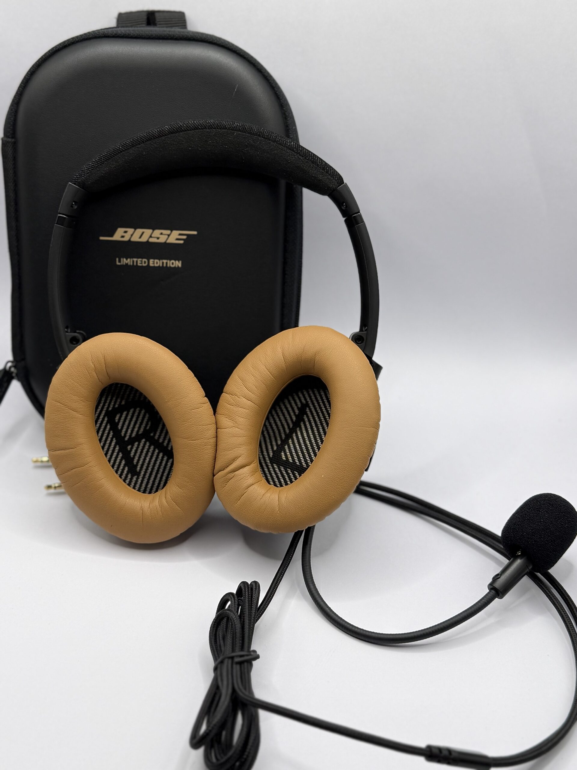 Bose QC-25 Brown LIMITED EDITION unique piece! HeadSet with Boom dynamic DX Mic Refurbished - Image 10