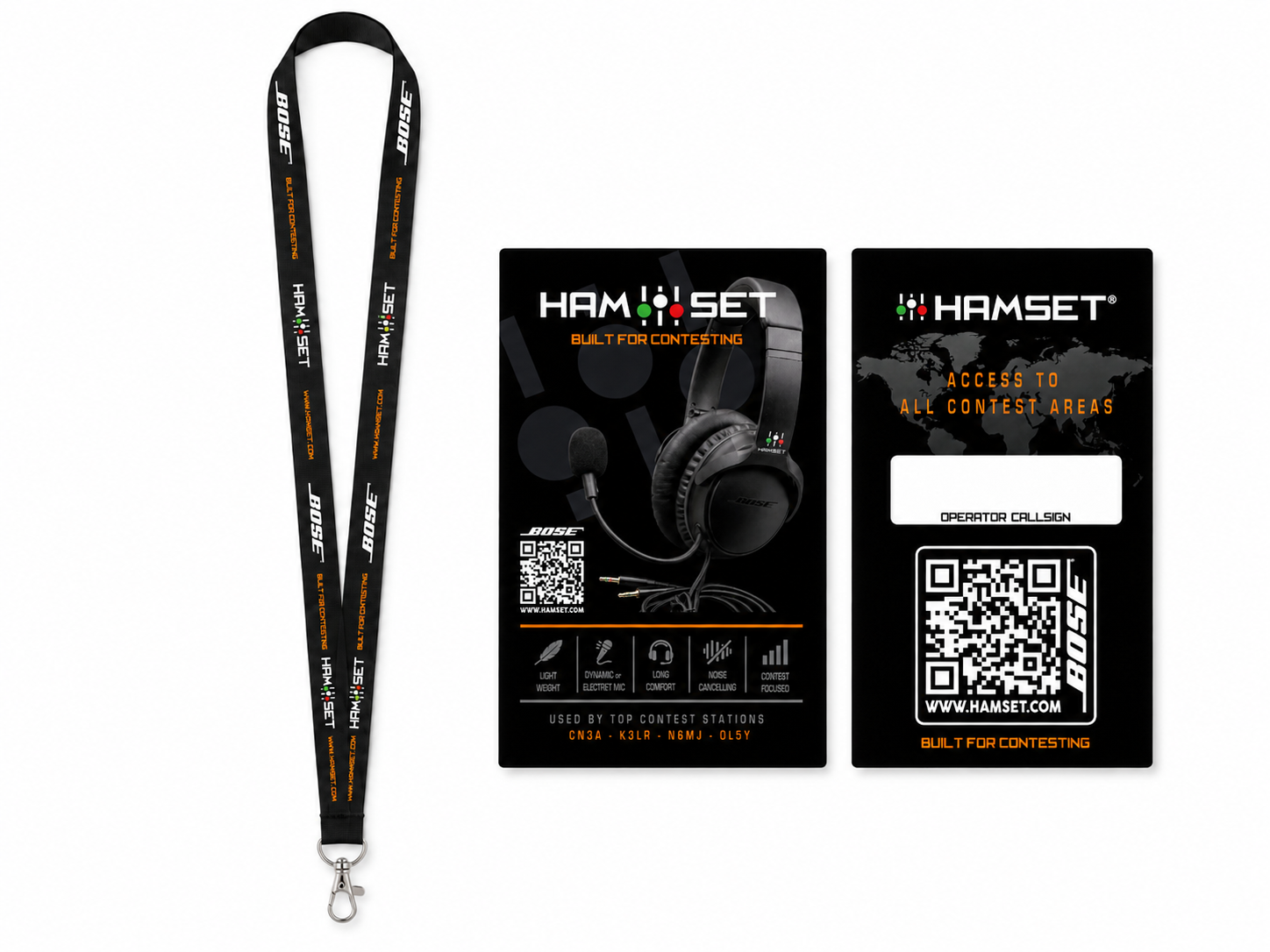 HamSet Lanyard + Pass